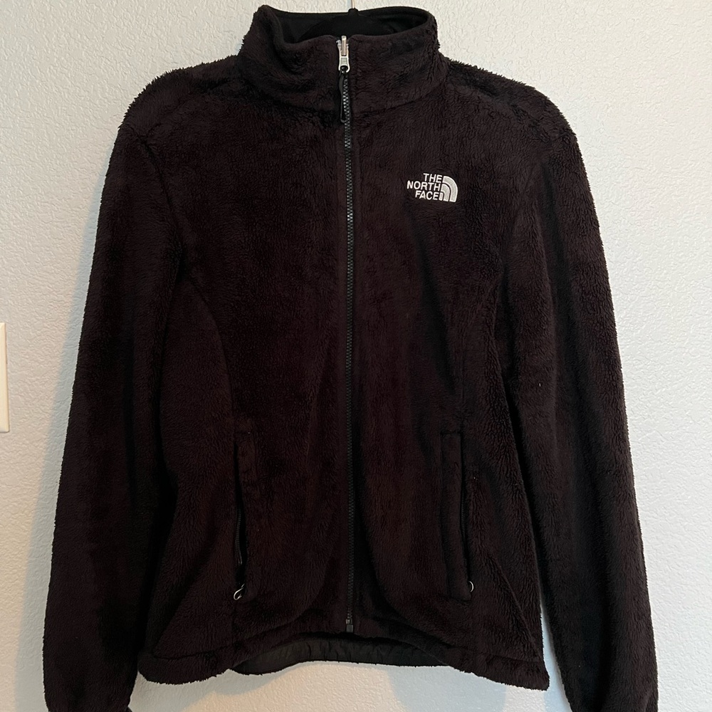 Black The North Face Zip Up Jacket Medium